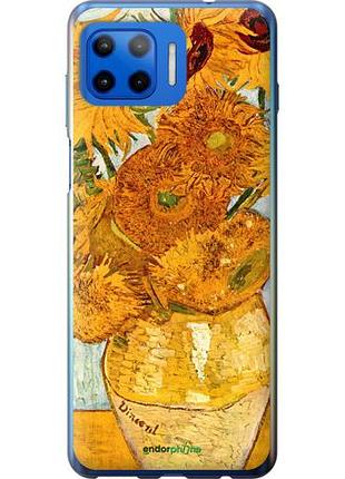 Чохол на motorola moto g plus вінсент ван гог. соняшники "162u-2202-10746"