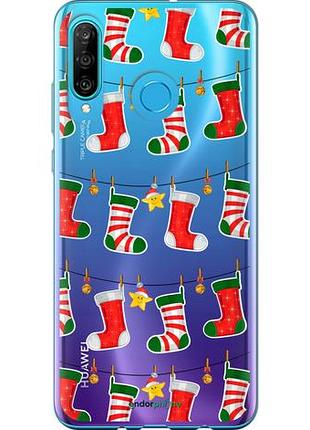 Чехол на huawei p30 lite новогодний 9 "4622u-1651-10746"