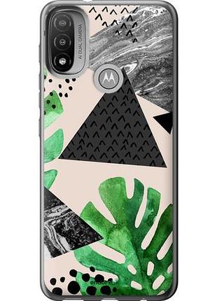 Чехол на motorola e20 монстера "4304u-2509-10746"