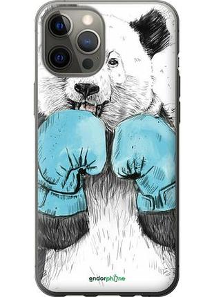 Чехол на iphone 12 pro max панда-боксер "4104u-2054-10746"