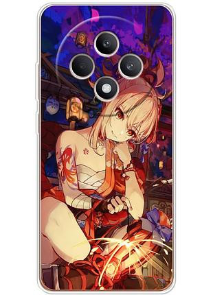 Чохол силіконовий з картинкою на oppo reno 12f (аніме, anime)