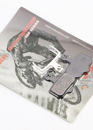 Тормозные колодки disk-brake (sram xx, avid elixir 3,5, elixir r, cr), чёрные yl-1002