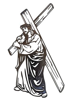 Ісус jesus cross wall art 4 - арт композиція картина