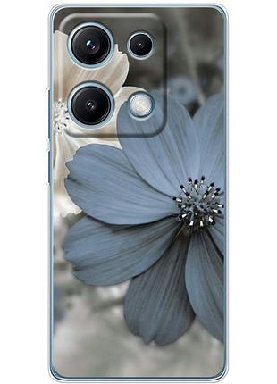 Чехол силиконовый с картинкой на xiaomi redmi note 14s (цветок гербера)