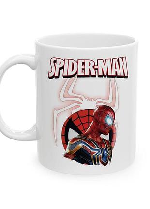 Чашка з принтом "spider-man" 330мл