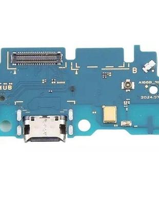 Шлейф samsung a165 galaxy a16 коннектора зарядки, с микрофоном, плата зарядки