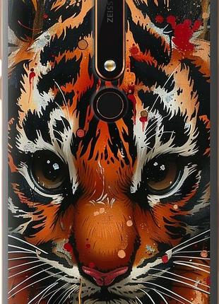 Чехол на nokia 6 2018 mini tiger "6052u-1386-10746"