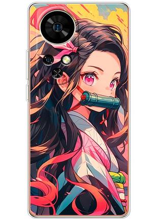 Чохол силіконовий з картинкою на ulefone note 17 pro (аніме, anime)