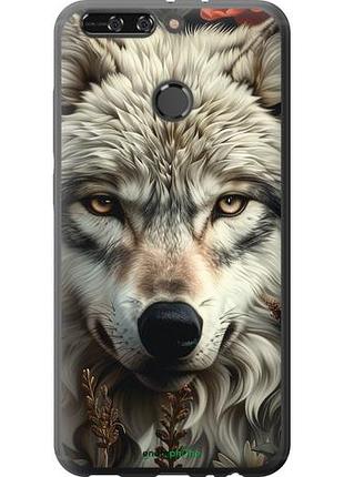 Чехол на huawei honor v9 / honor 8 pro волчий взгляд "6066u-1246-10746"