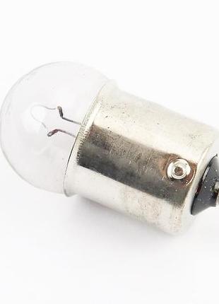 Лампа повороту (біла з цоколем) 12v/5w g18 ba15s