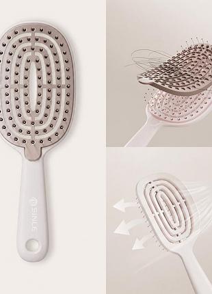 Самоочисний гребінець для волосся sinle brush club