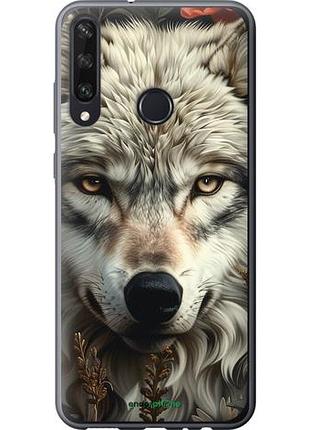 Чехол на huawei y6p волчий взгляд "6066u-1952-10746"