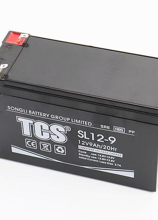 Аккумулятор 12v9ah sl12-9 кислотный (l151*w65*h94mm) для ибп, игрушек и др.