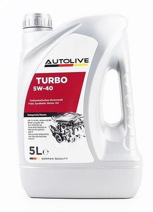 Масло 5w-40 - синтетическое дизельное "diesel turbo", 5l