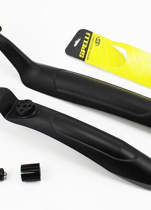 Крылья пластмассовые 24-26" mtb, чёрные smg-661