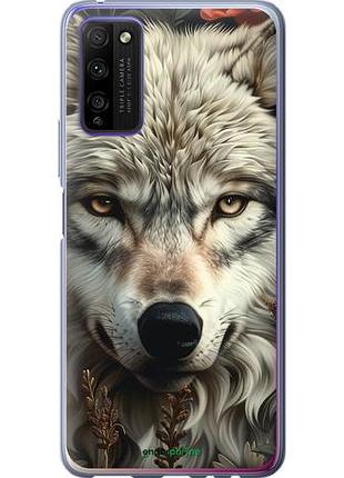 Чехол на huawei honor 30 lite волчий взгляд "6066u-2074-10746"