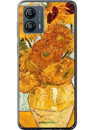 Чохол на motorola moto g53 вінсент ван гог. соняшники "162u-3047-10746"