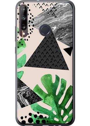 Чехол на huawei p40 lite e монстера "4304u-1875-10746"