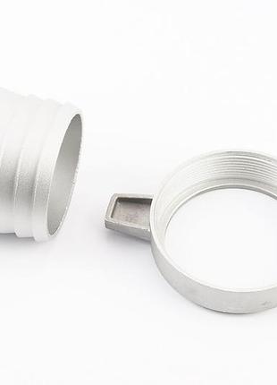 Переходник мотопомпы с фланца на шланг, алюминий к-кт 2шт, 3"(74mm)