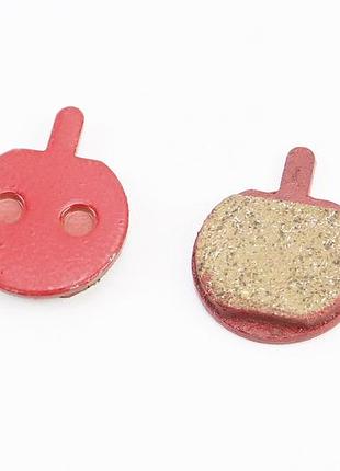 Тормозные колодки disk-brake (hayes mx2,3, sole, artec adc-01, jak-5, bolids boli-bb2), красные