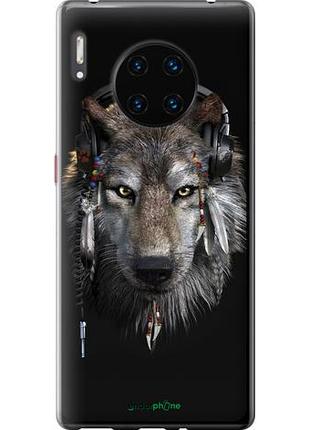 Чохол на huawei mate 30 pro вовк-меломан "875u-1796-10746"