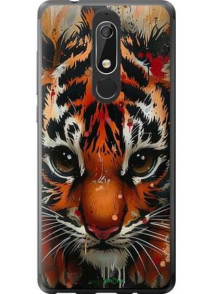 Чехол на nokia 5.1 mini tiger "6052u-1529-10746"