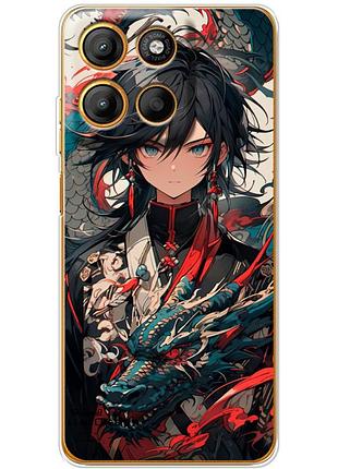 Чохол силіконовий з картинкою на motorola g15 (аніме, anime)