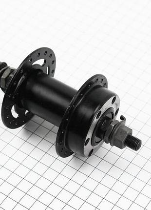 Втулка передняя mtb 14gx36h, disk-brake, крепл. гайка, чёрная sf-a25f