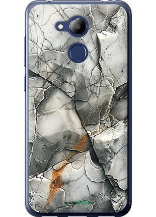 Чехол на huawei honor 6c pro серый мрамор "6041u-1358-10746"