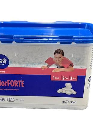 Clorforte шок хлор для басейну (1 кг) таблетки по 20г