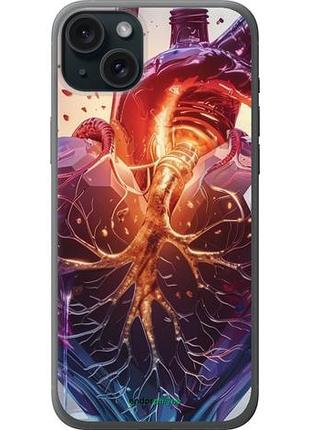 Чехол на iphone 15 plus crystal heart "6070u-3097-10746"