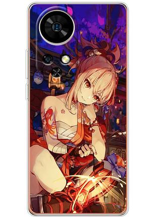 Чохол силіконовий з картинкою на ulefone note 17 pro (аніме, anime)