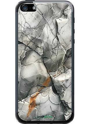 Чехол на iphone se серый мрамор "6041u-214-10746"