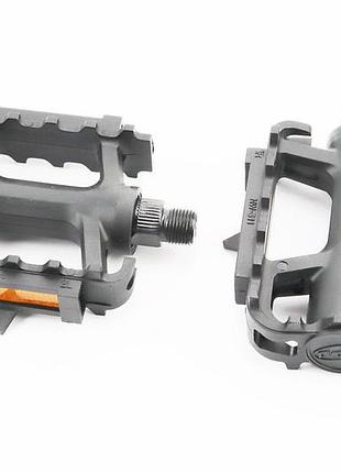 Педали mtb 9/16" (107x80x27mm) пластиковые, чёрные nw-311