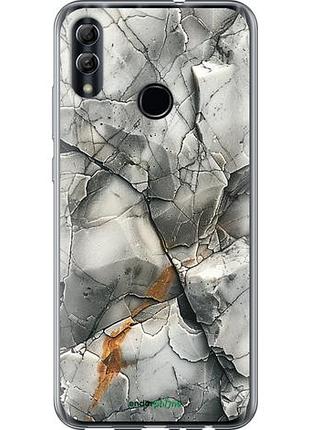 Чехол на huawei honor 10 lite серый мрамор "6041u-1618-10746"