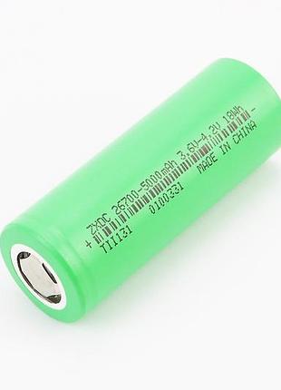 Аккумулятор 3,6v 5000mah 26700 3c li-ion (l70*d26mm)