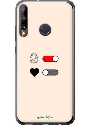 Чехол на huawei p40 lite e любовь и ум "4553u-1875-10746"