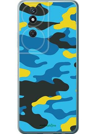 Чохол на huawei honor play 50 plus жовто-блакитний камуфляж "1084u-3399-10746"
