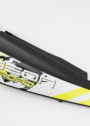 X-road light 200-250 пластик - задній бічний правий, чорний з жовтим малюнком