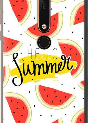 Чехол на nokia 6 2018 hello summer "4356u-1386-10746"
