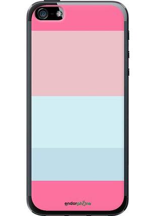 Чехол на iphone se полосы1 "4589u-214-10746"
