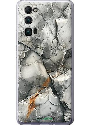 Чехол на huawei honor 30 pro серый мрамор "6041u-1920-10746"