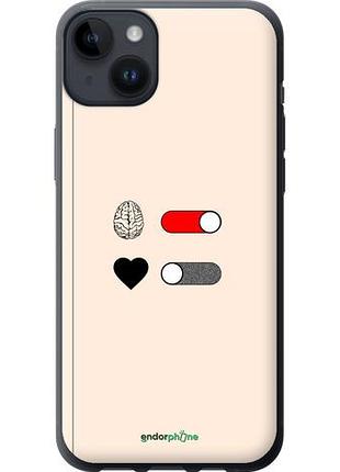 Чехол на iphone 14 plus любовь и ум "4553u-2645-10746"