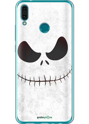 Чехол на huawei y9 2019 белый джек "1199u-1602-10746"