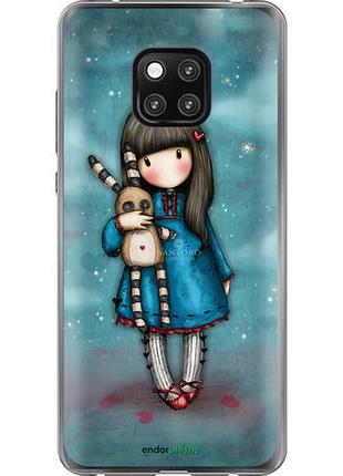 Чехол на huawei mate 20 pro девочка с зайчиком "915u-1567-10746"
