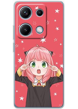 Чохол силіконовий з картинкою на xiaomi redmi note 14s (аніме, anime)
