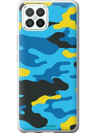 Чохол на huawei nova 8 se жовто-блакитний камуфляж "1084u-2126-10746"