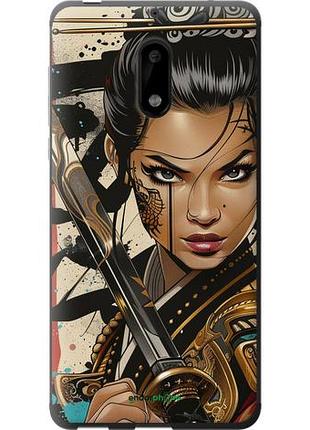 Чехол на nokia 6 воительница ветров "6077u-898-10746"