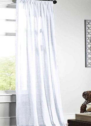 Тюль di&di lux лен лайт 600х260 белый (roz6400062083)