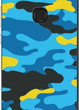 Чохол на huawei p10 lite жовто-блакитний камуфляж "1084u-896-10746"